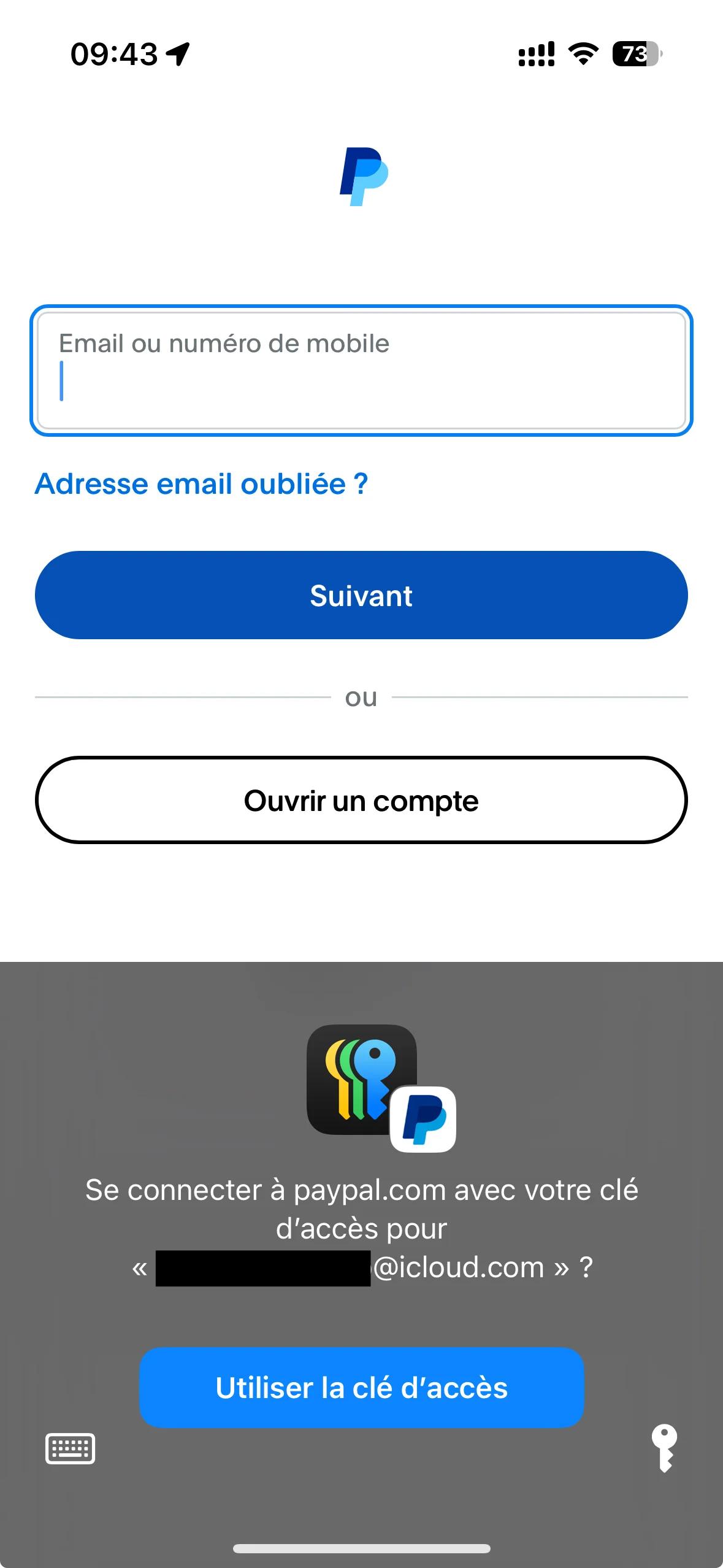 Passkey iOS