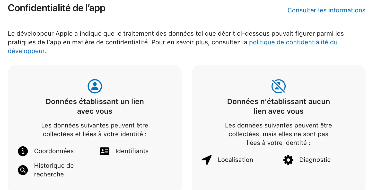Confidentialité messagerie iMessage